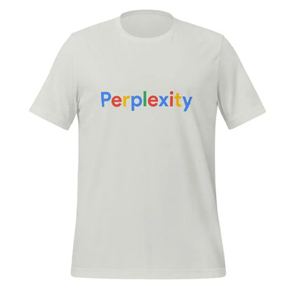 Perplexity Search Logo T-Shirt (unisex) - Silver / M