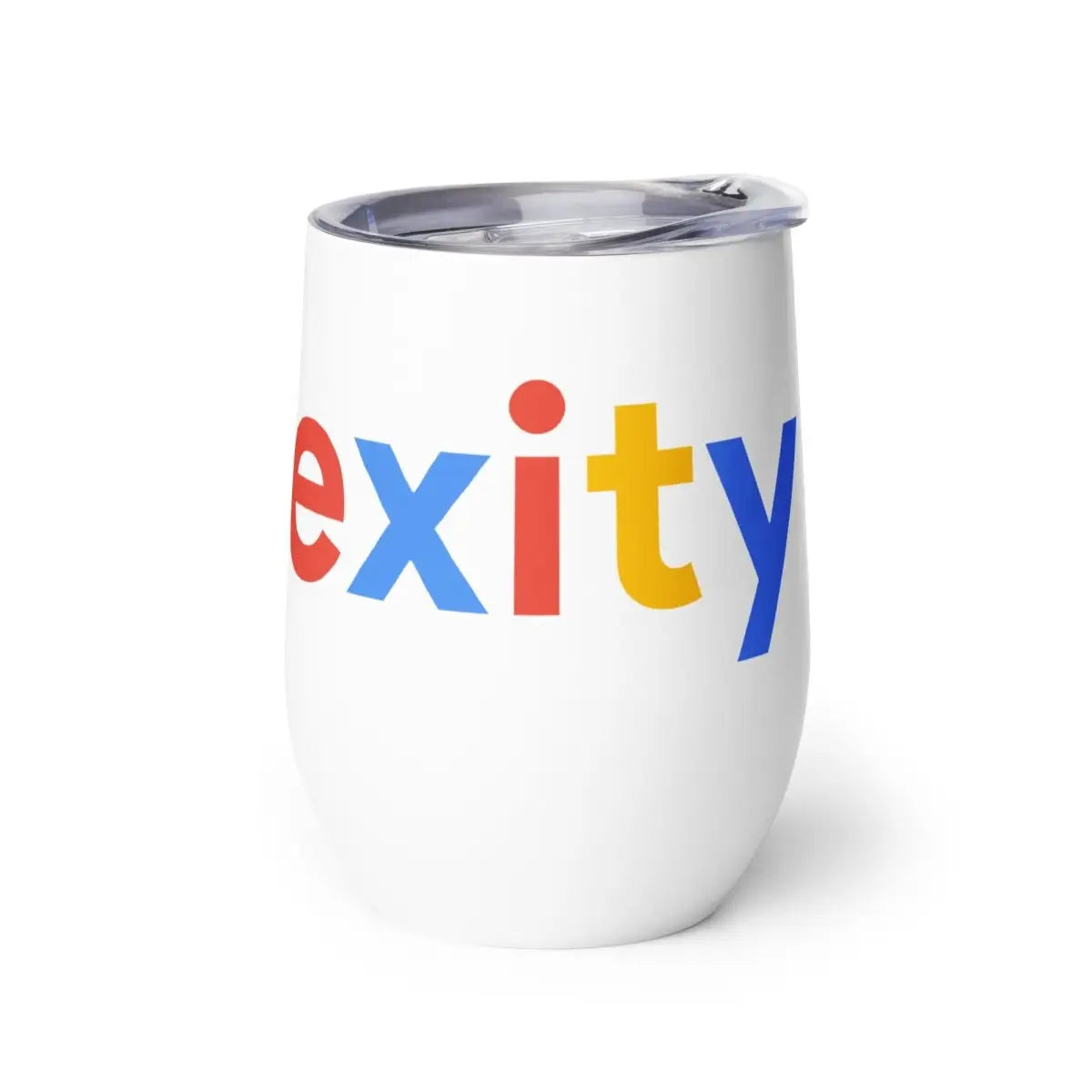 Perplexity Search Logo Wine Tumbler