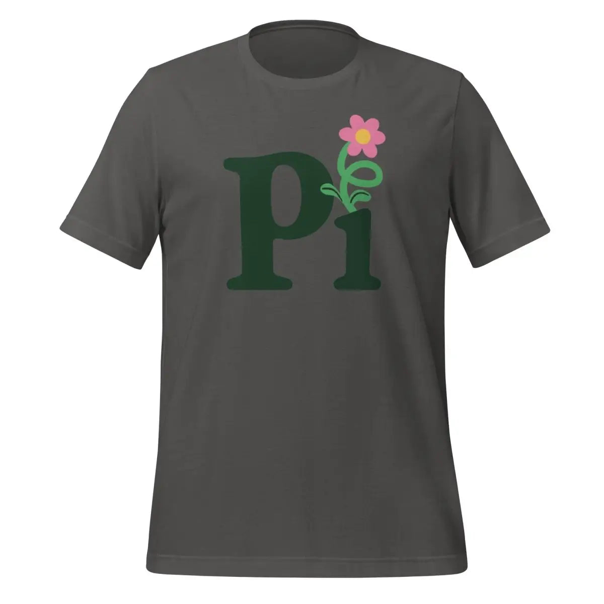 Pi Flower T-Shirt (unisex) - Asphalt / M