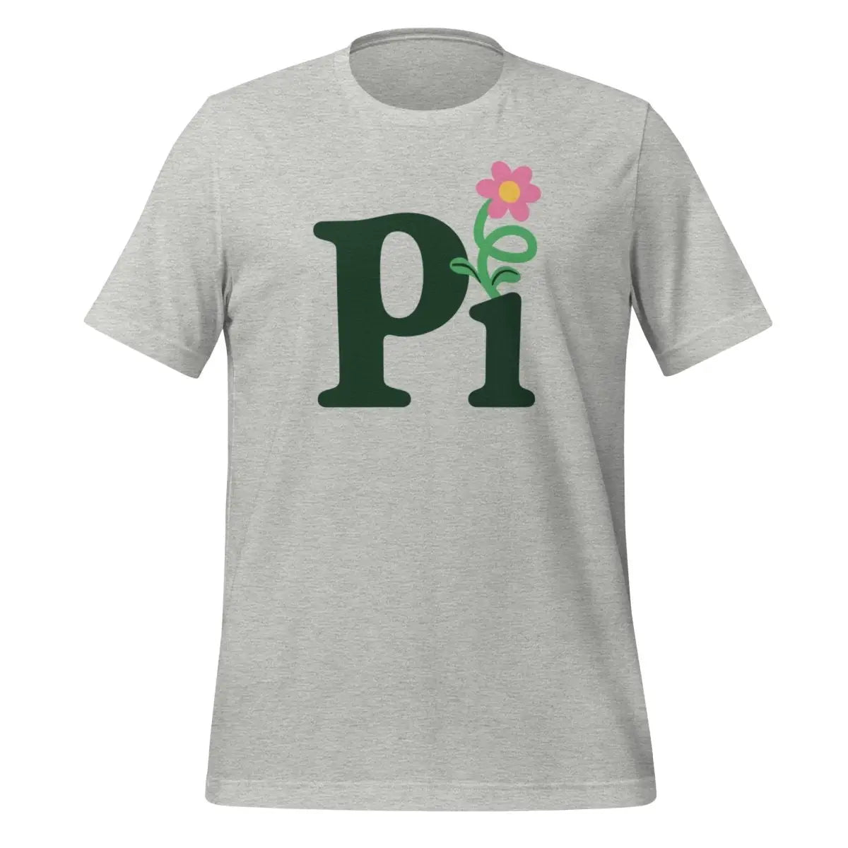 Pi Flower T-Shirt (unisex) - Athletic Heather / M