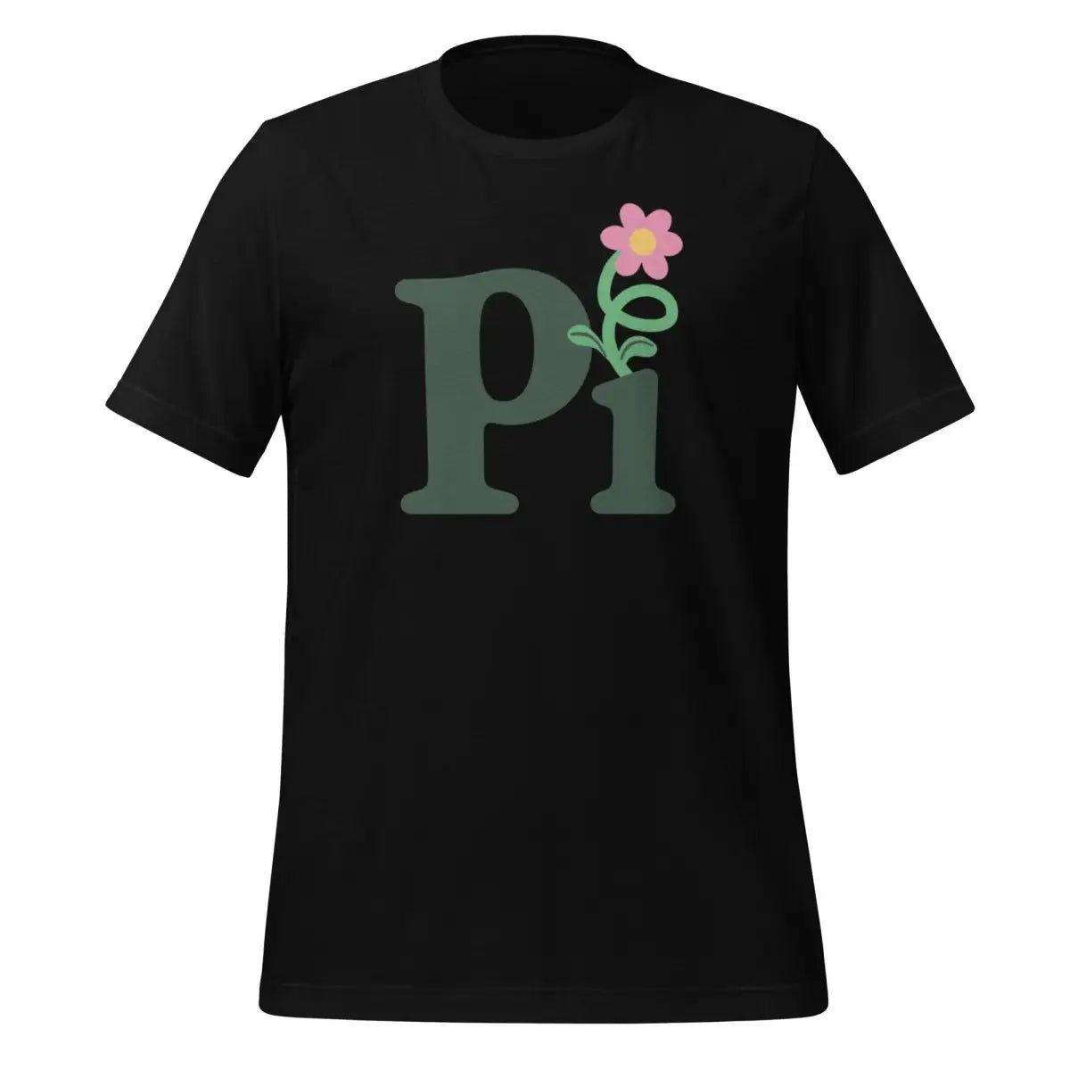 Pi Flower T-Shirt (unisex) - Black / M