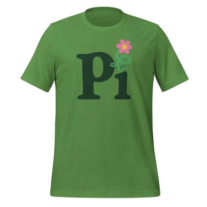 Pi Flower T-Shirt (unisex) - Leaf / M