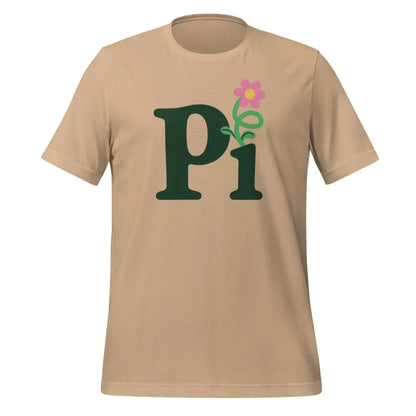 Pi Flower T-Shirt (unisex) - Tan / M