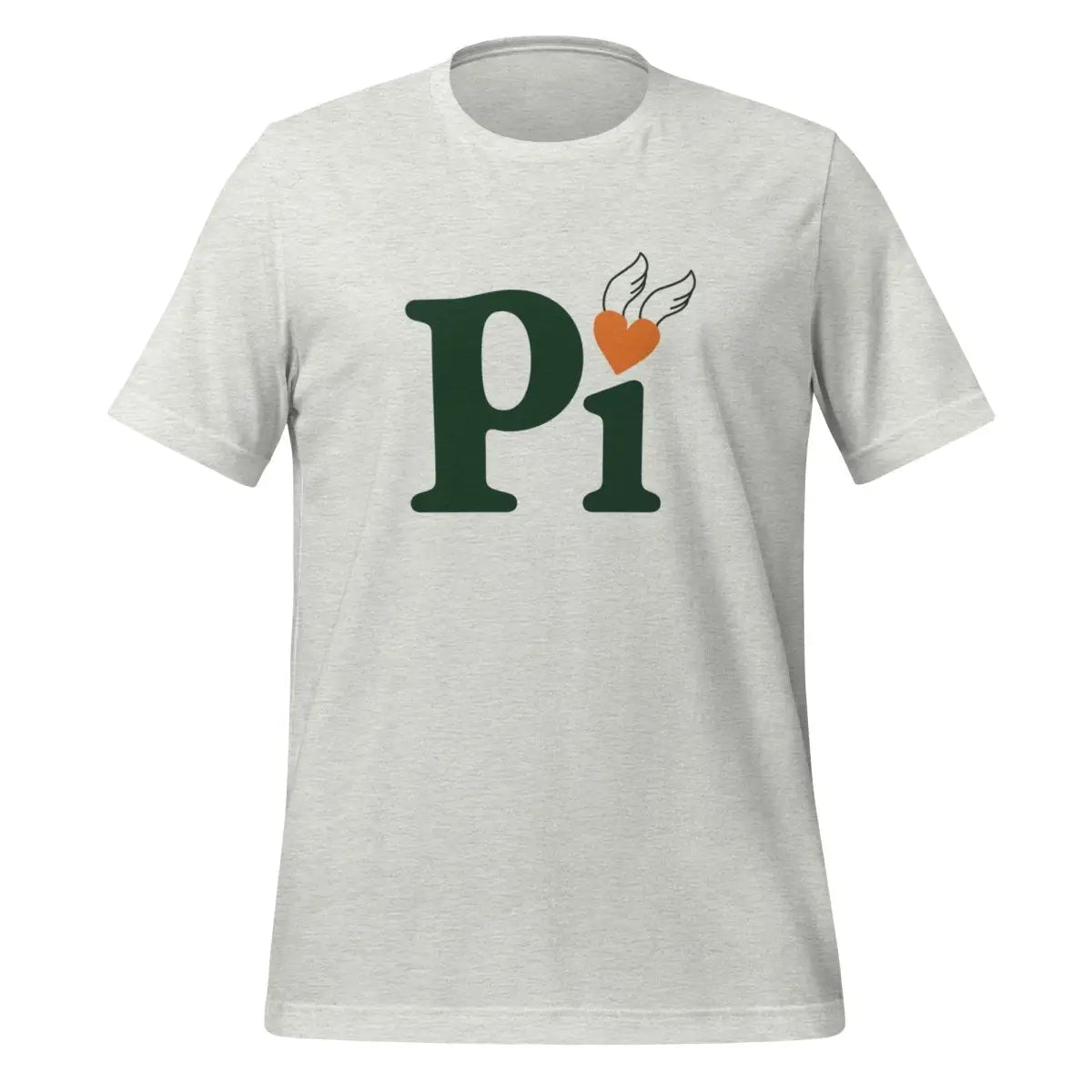 Pi Heart T-Shirt (unisex) - Ash / M