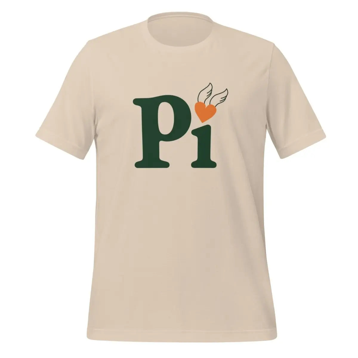 Pi Heart T-Shirt (unisex) - Soft Cream / M