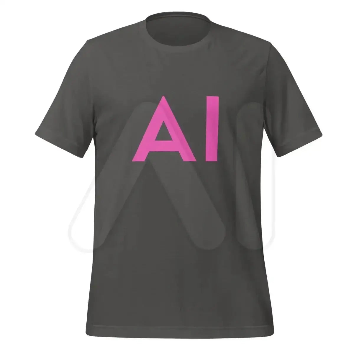 AI Pink T-Shirt (unisex) - Asphalt / M