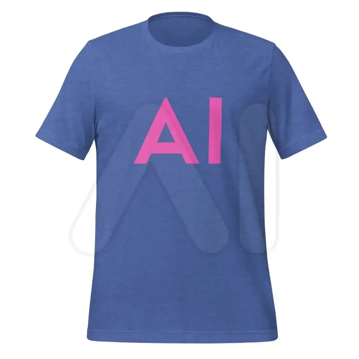 AI Pink T-Shirt (unisex) - Heather True Royal / M