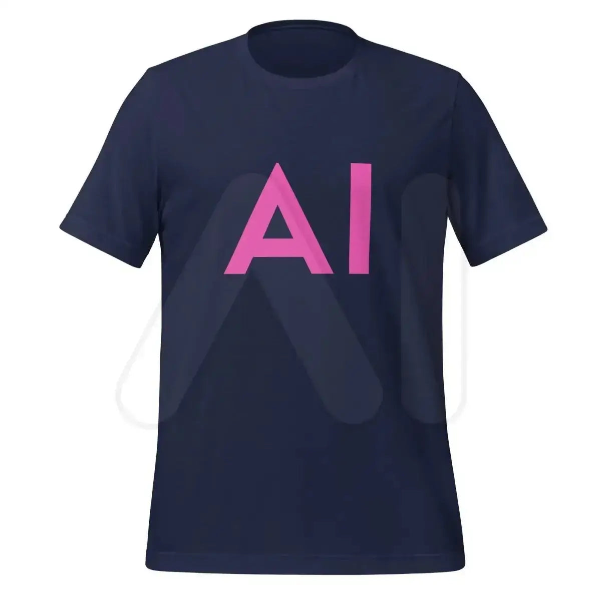 AI Pink T-Shirt (unisex) - Navy / M