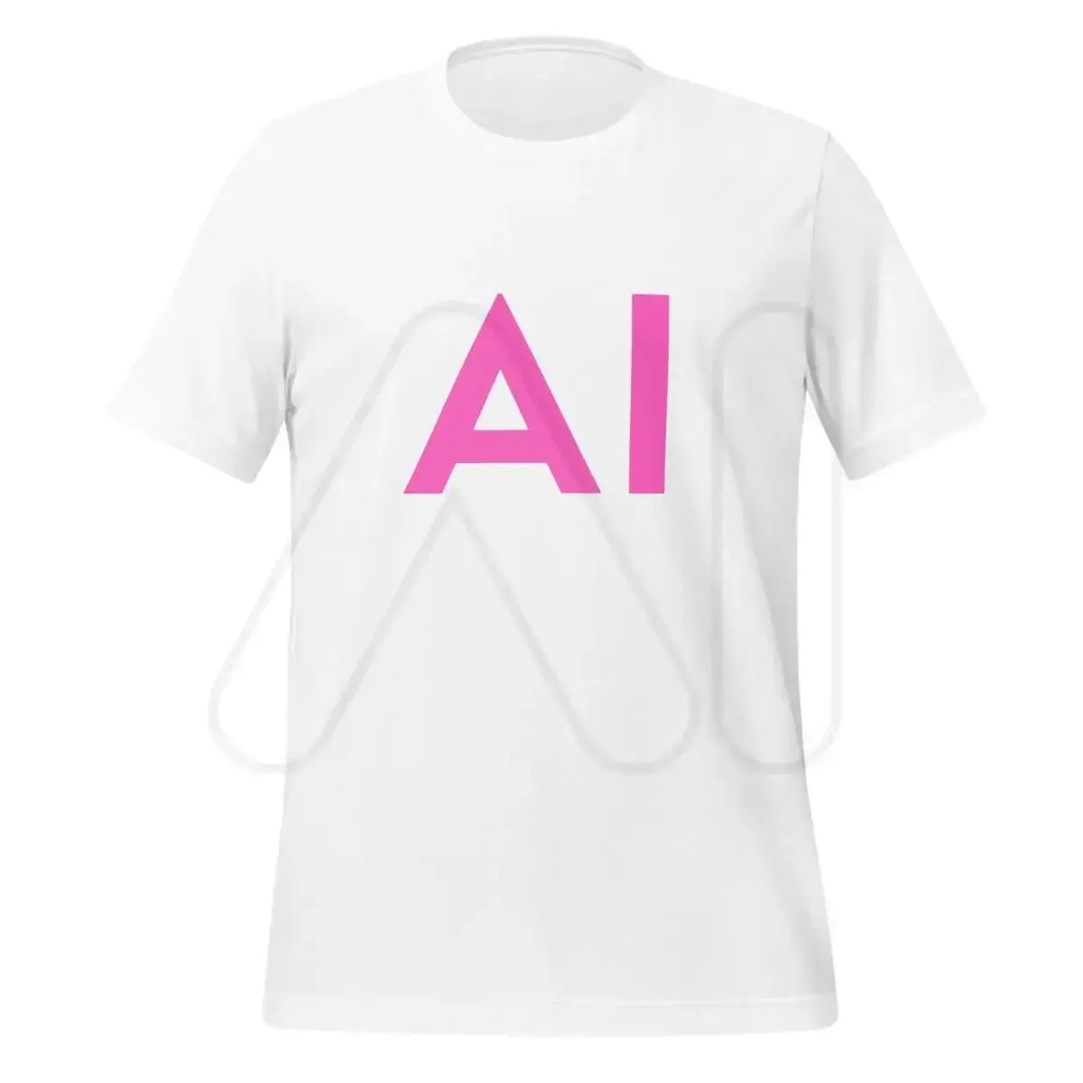 AI Pink T-Shirt (unisex) - White / M