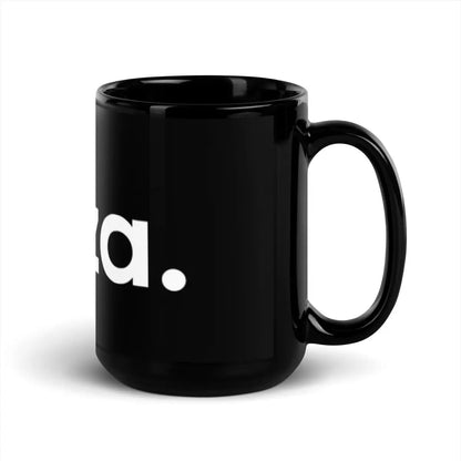 Pizza Black Glossy Mug