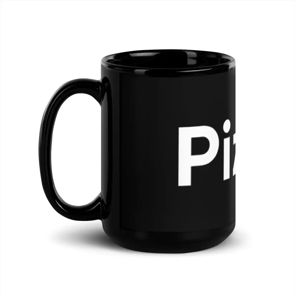 Pizza Black Glossy Mug