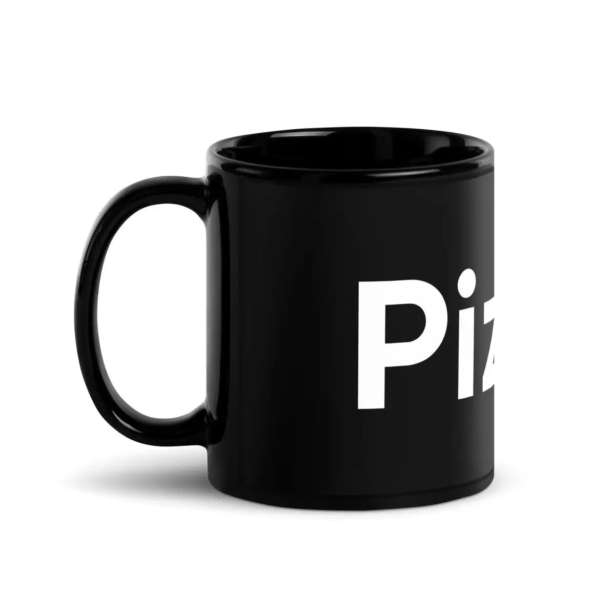 Pizza Black Glossy Mug