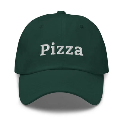 Pizza Embroidered Cap - Spruce