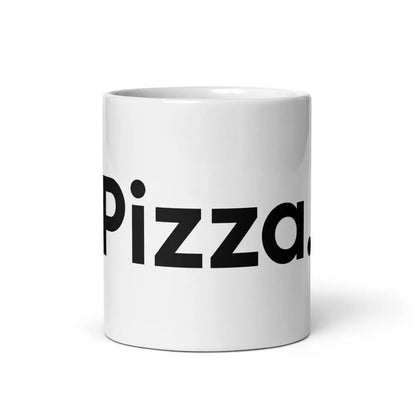 Pizza White Glossy Mug - 11 oz