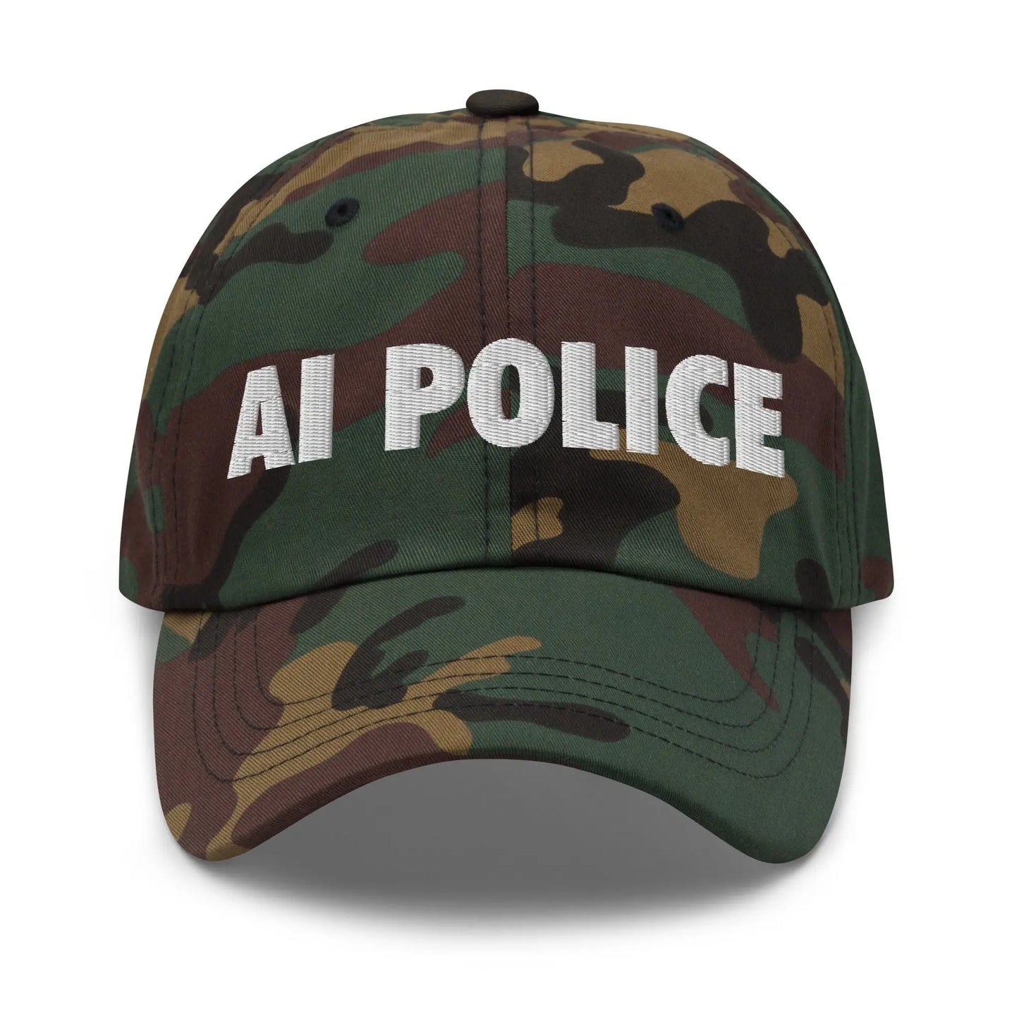 The Ai Police Cap Green Camo.