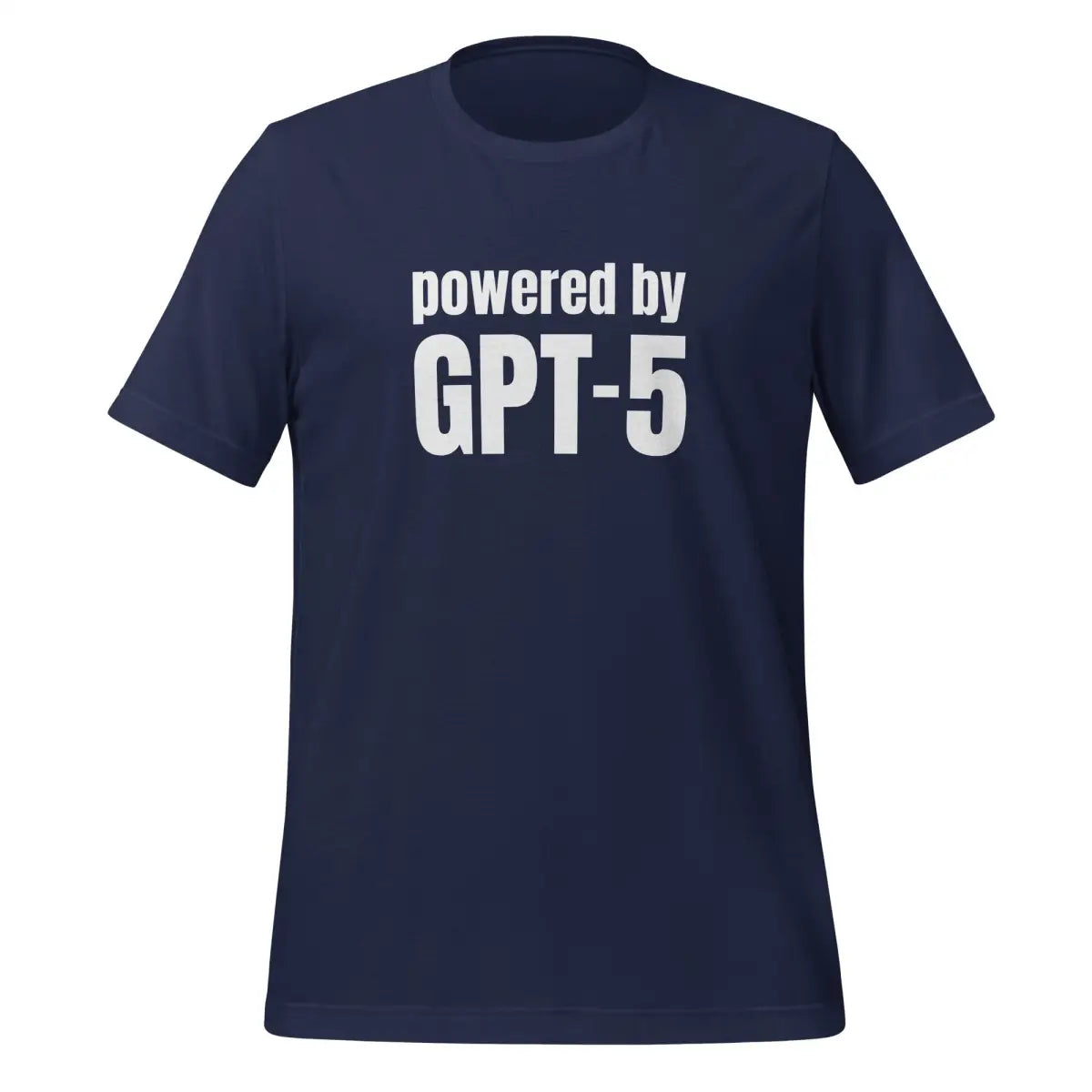 Powered by GPT-5 T-Shirt (unisex) - Navy / M