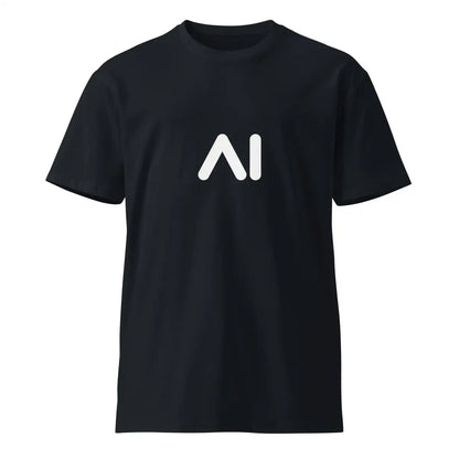 Premium AI Logo T-Shirt 2 (unisex) - Navy / M