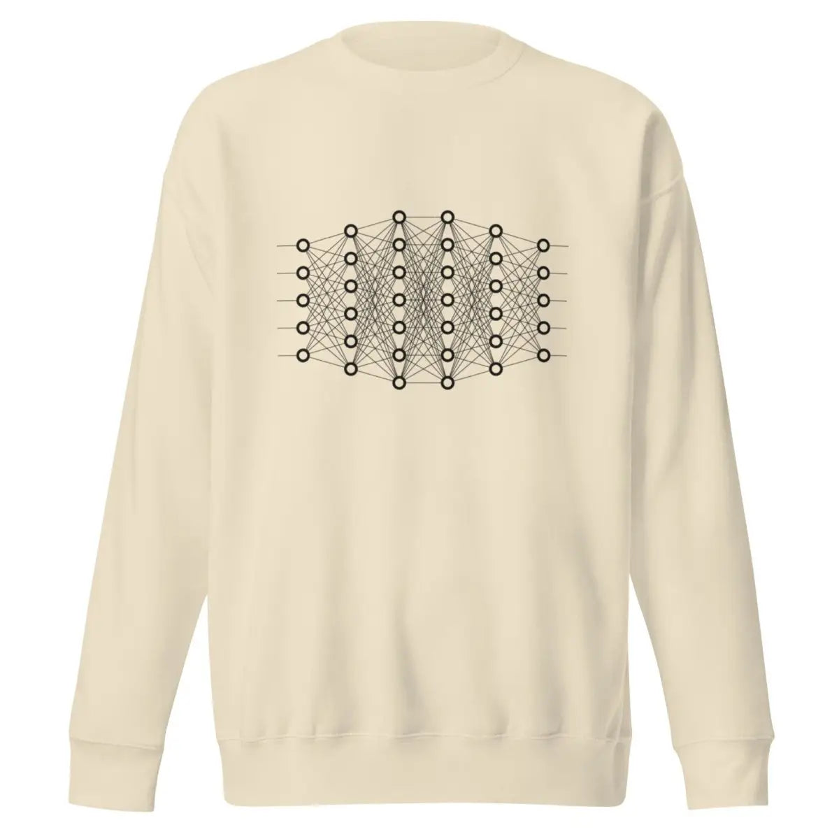 Premium Deep Learning Sweatshirt (unisex) - Bone / M