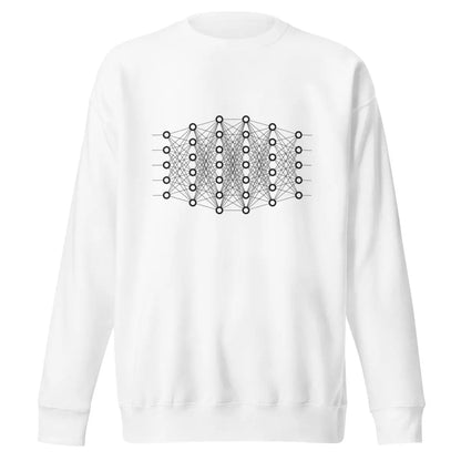 Premium Deep Learning Sweatshirt (unisex) - White / M