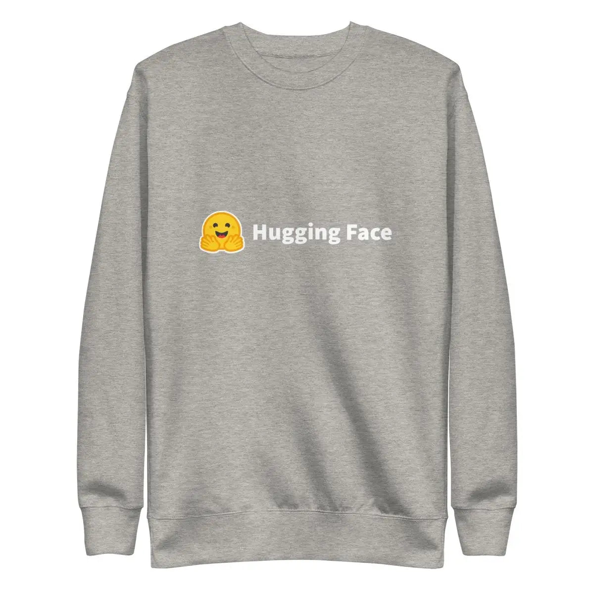 Premium Hugging Face Logo Sweatshirt (unisex) - Carbon Grey / M