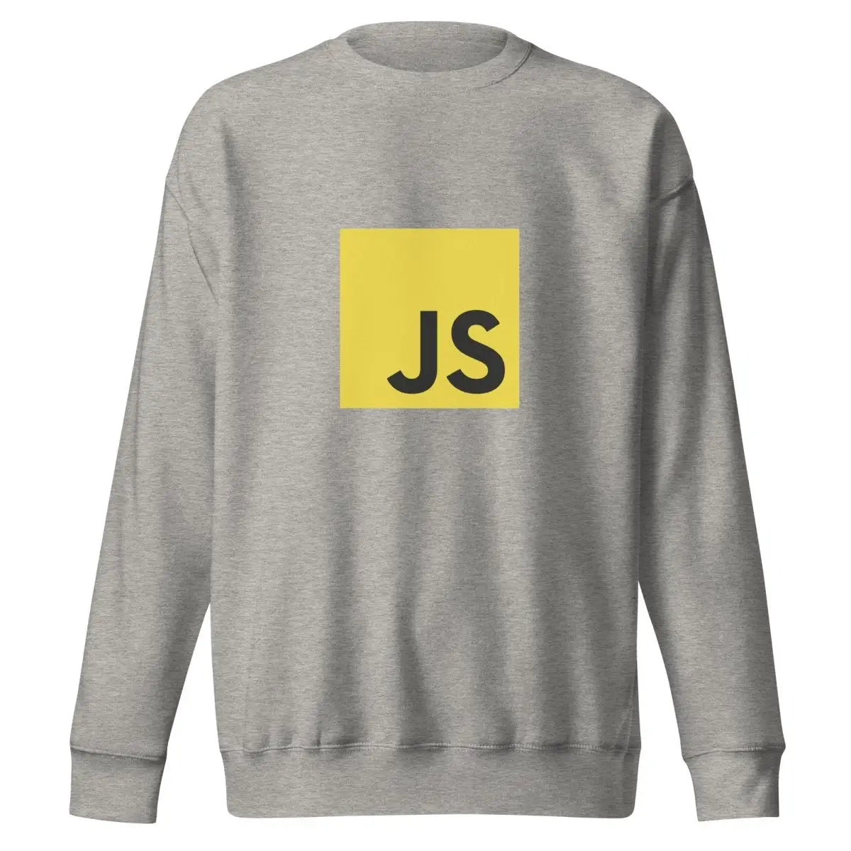 Premium JavaScript Sweatshirt (unisex) - Carbon Grey / M