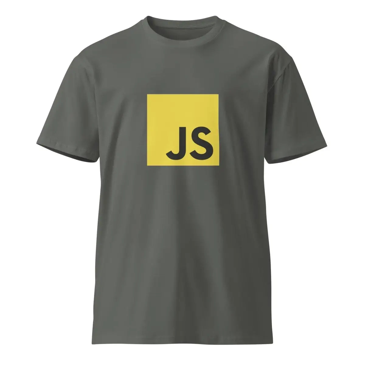 Premium JavaScript T-Shirt (unisex) - Charcoal / M