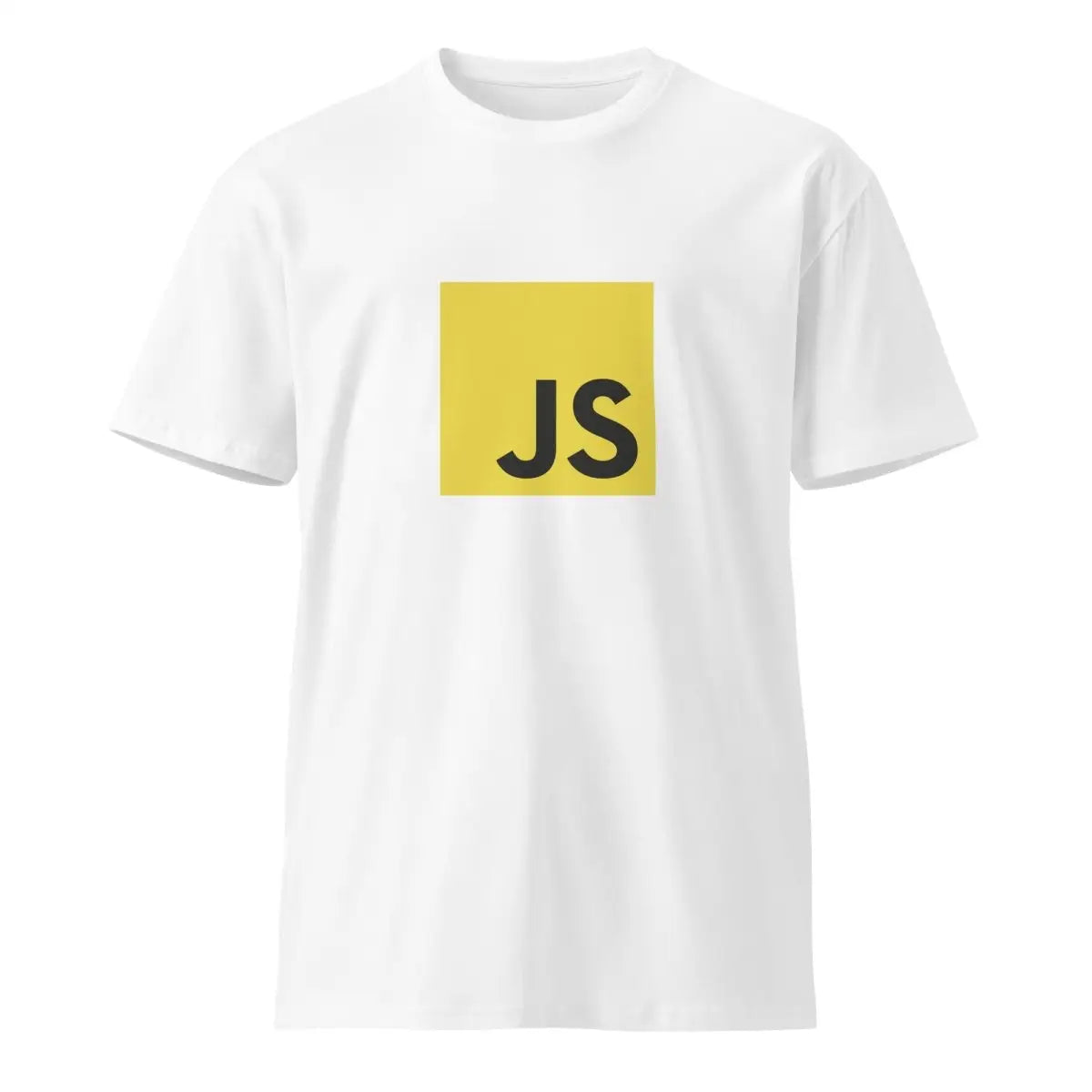 Premium JavaScript T-Shirt (unisex) - White / M