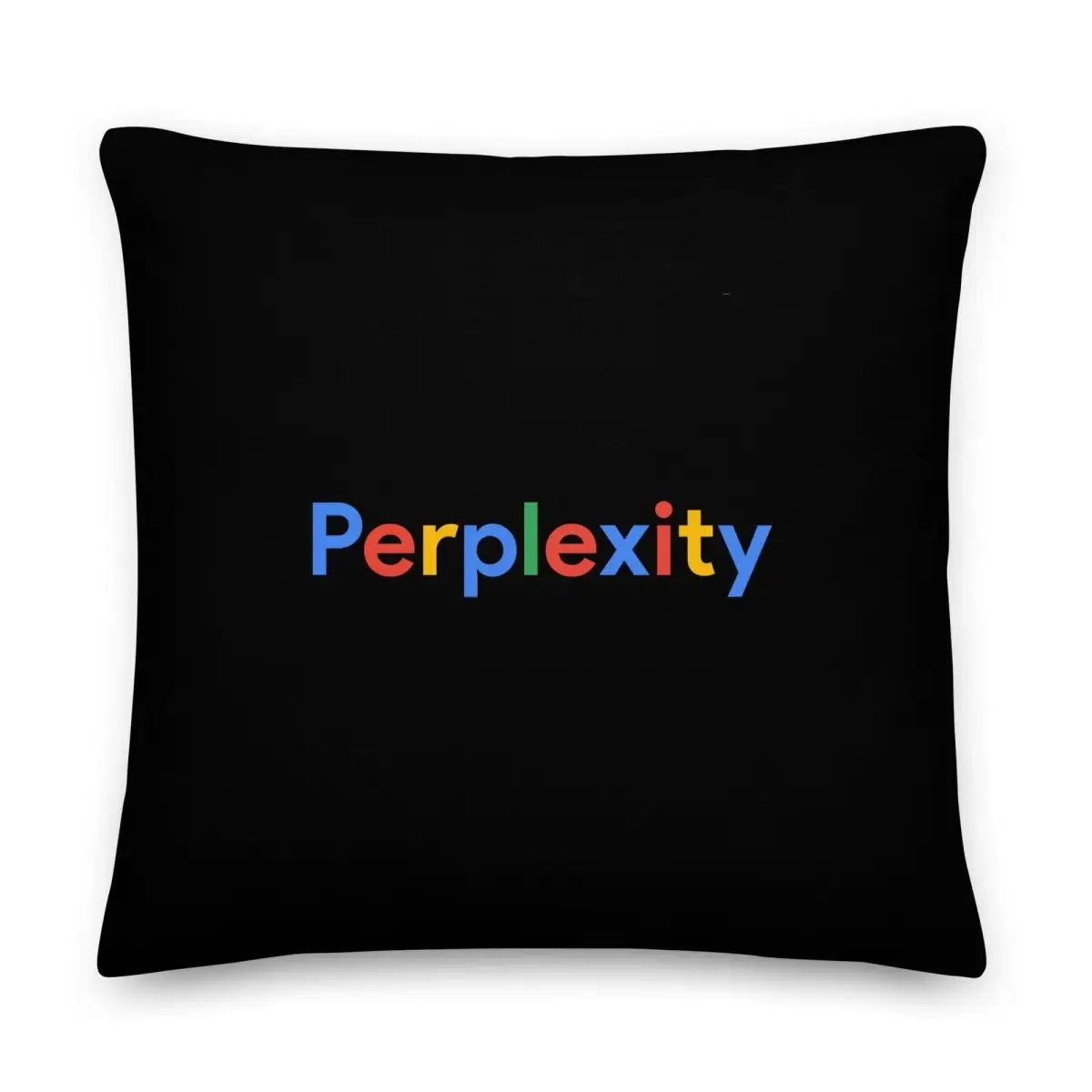 Premium Perplexity Search Logo Pillow - 22″×22″