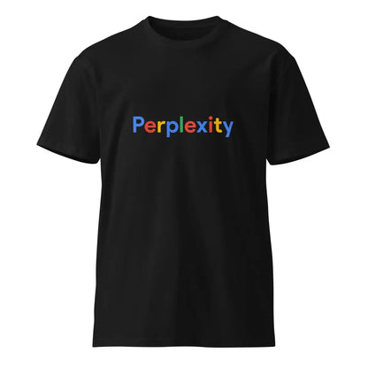 Premium Perplexity Search Logo T-Shirt (unisex) - Black / M