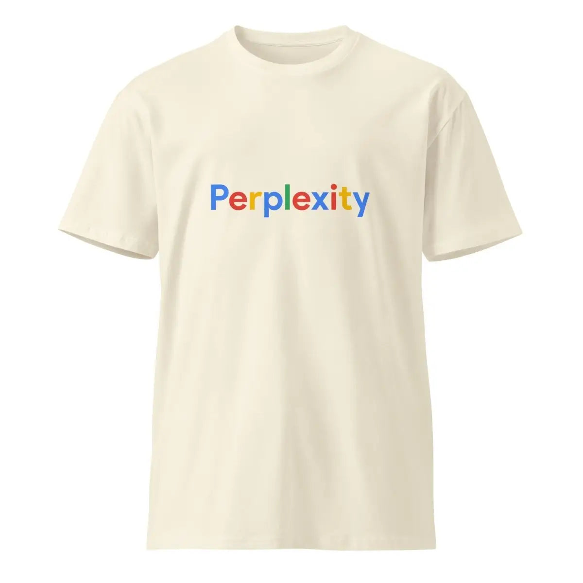 Premium Perplexity Search Logo T-Shirt (unisex) - Natural / M