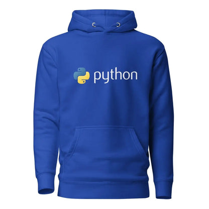 Premium Python Logo Hoodie (unisex) - Team Royal / M