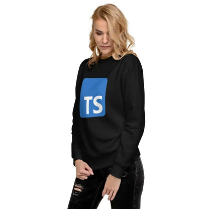 Premium TypeScript Logo Sweatshirt (unisex)