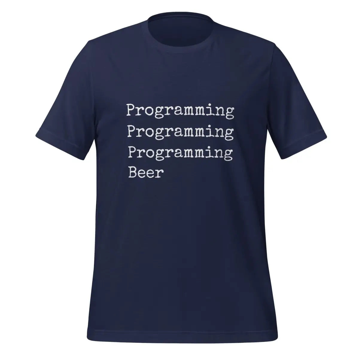 Programming & Beer T-Shirt (unisex) - Navy / M