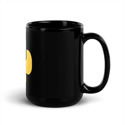 Python Icon Black Glossy Mug