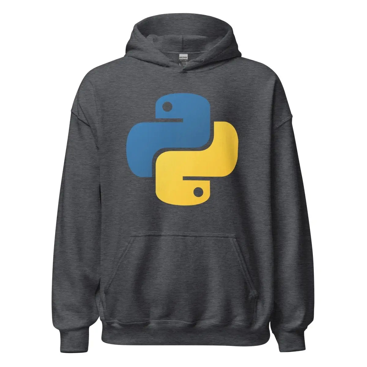 Python Icon Hoodie (unisex) - Dark Heather / M