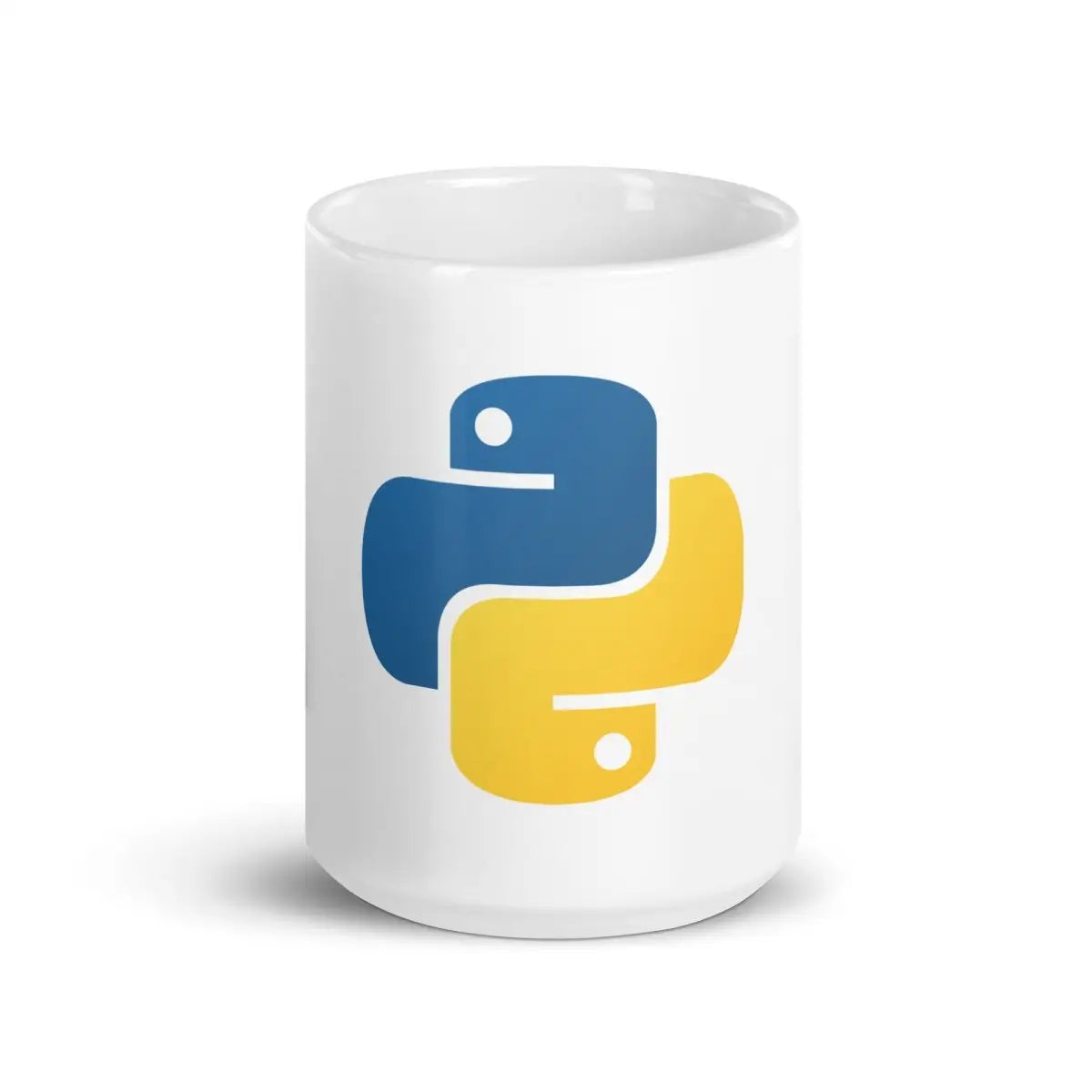 Python Icon on White Glossy Mug - 15 oz