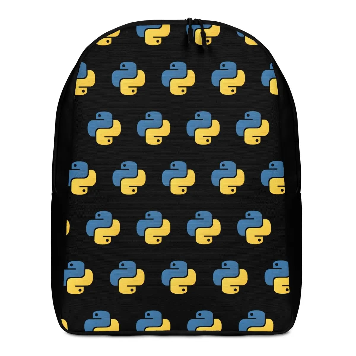 Python Icon Pattern Minimalist Backpack