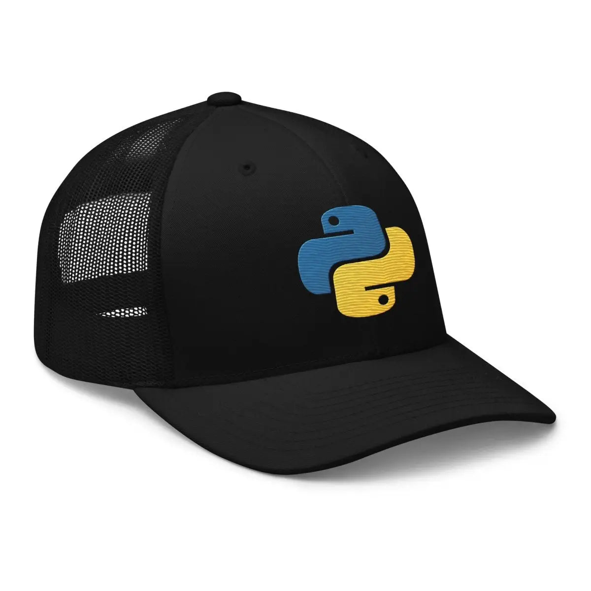 Python Icon True-Color Embroidered Trucker Cap