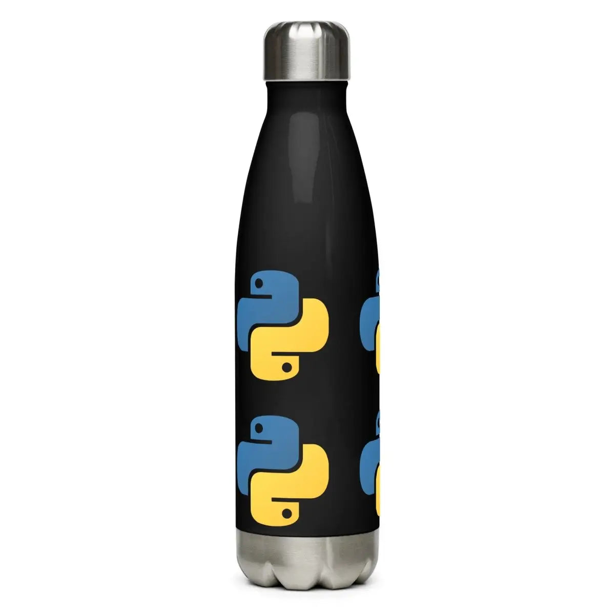 Python Icons Stainless Steel Water Bottle