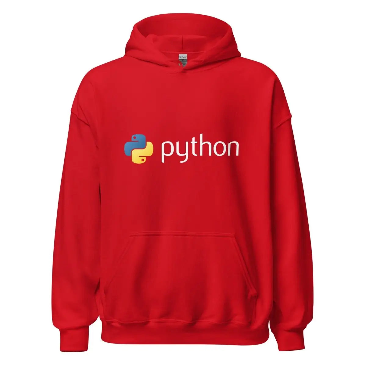 Python Logo Hoodie (unisex) - Red / M