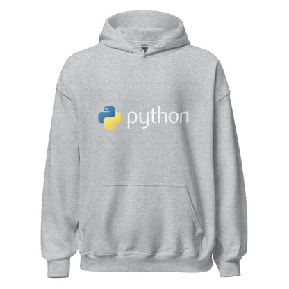 Python Logo Hoodie (unisex) - Sport Grey / M