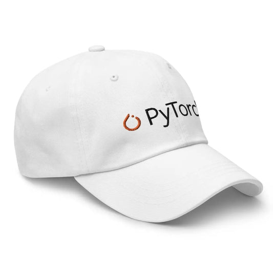 PyTorch Black Logo Embroidered Cap