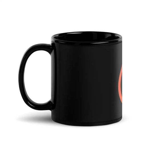 PyTorch Icon Black Glossy Mug