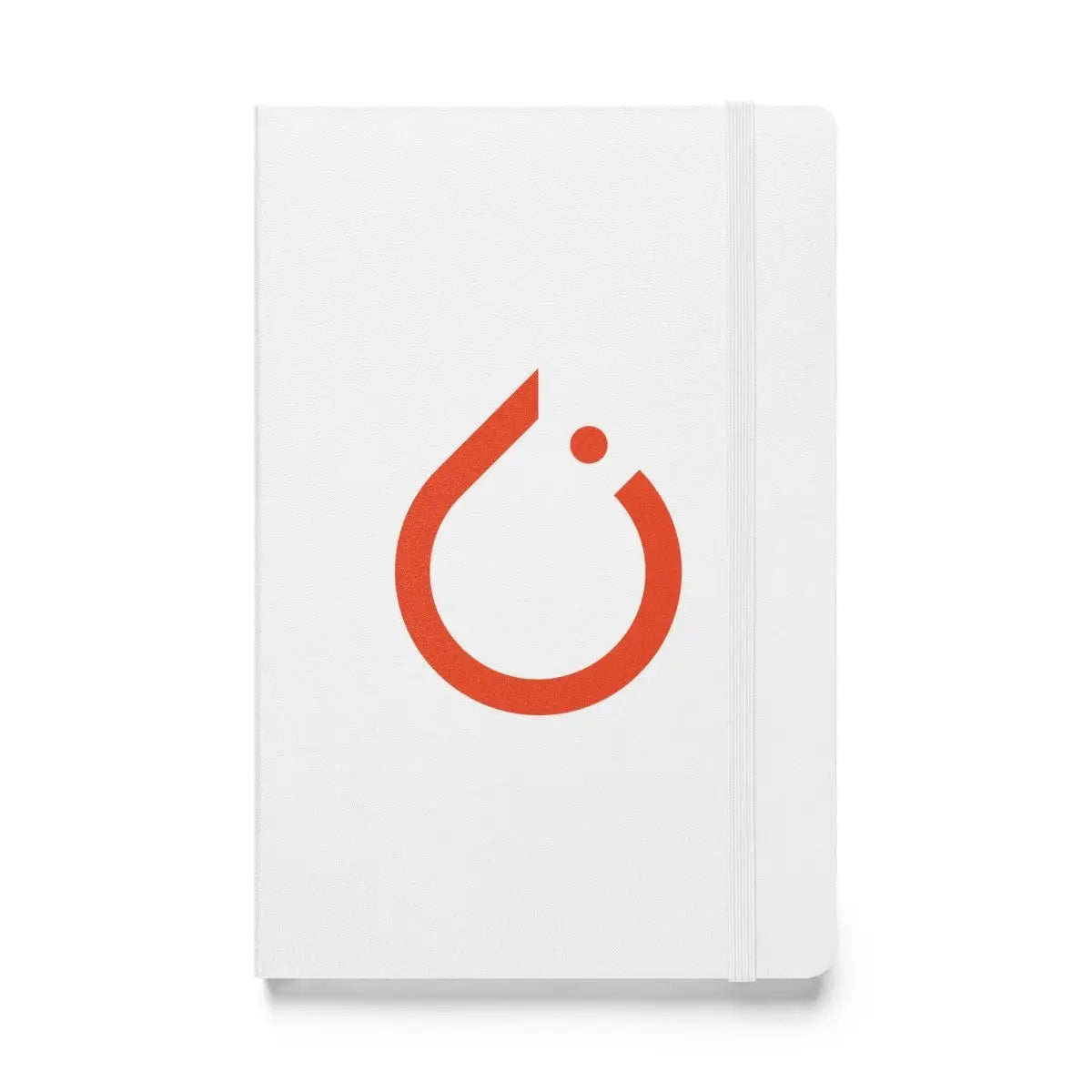 PyTorch Icon Hardcover Bound Notebook - White