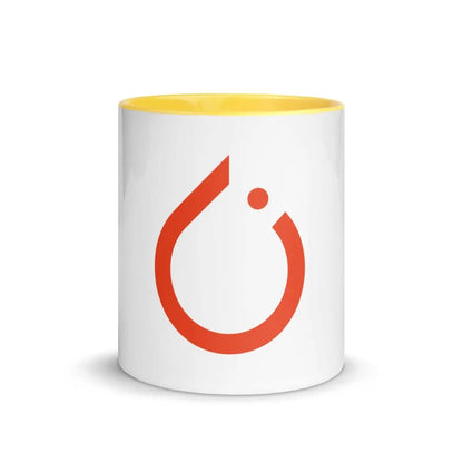 PyTorch Icon Mug with Color Inside - Yellow / 11 oz