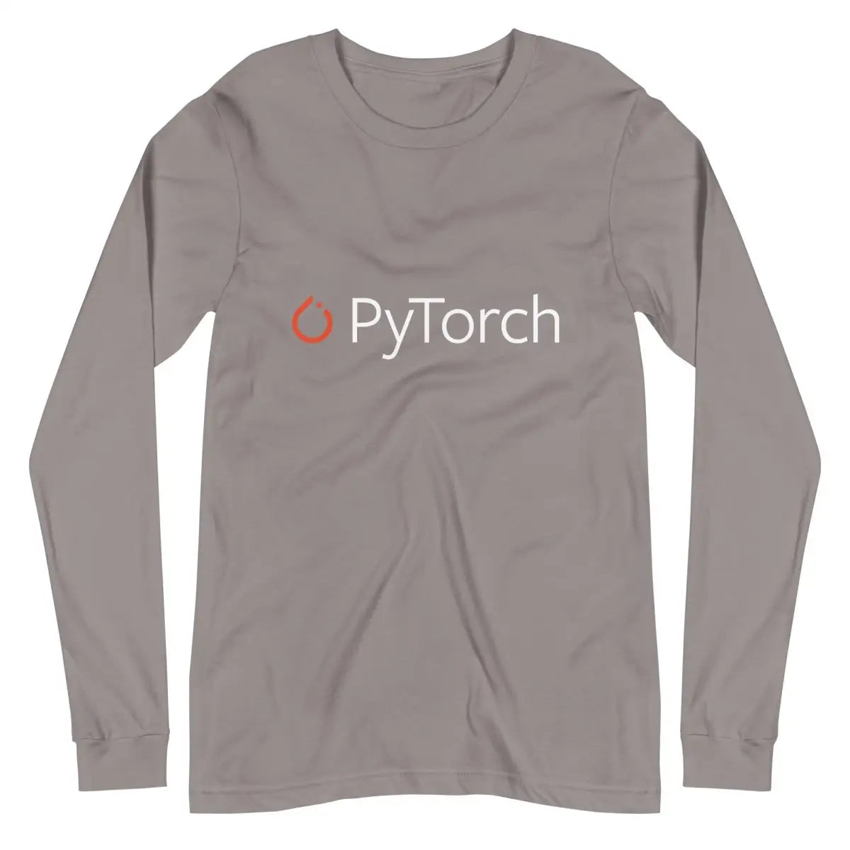 PyTorch Logo Long Sleeve T-Shirt (unisex) - Storm / M