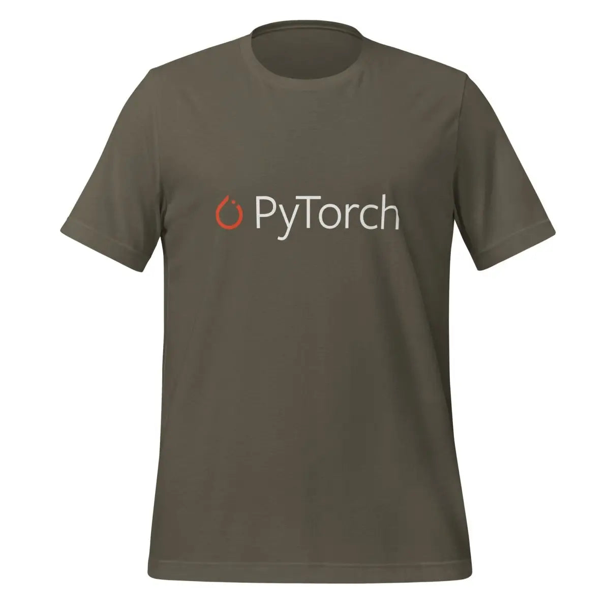 PyTorch Logo T-Shirt (unisex) - Army / M