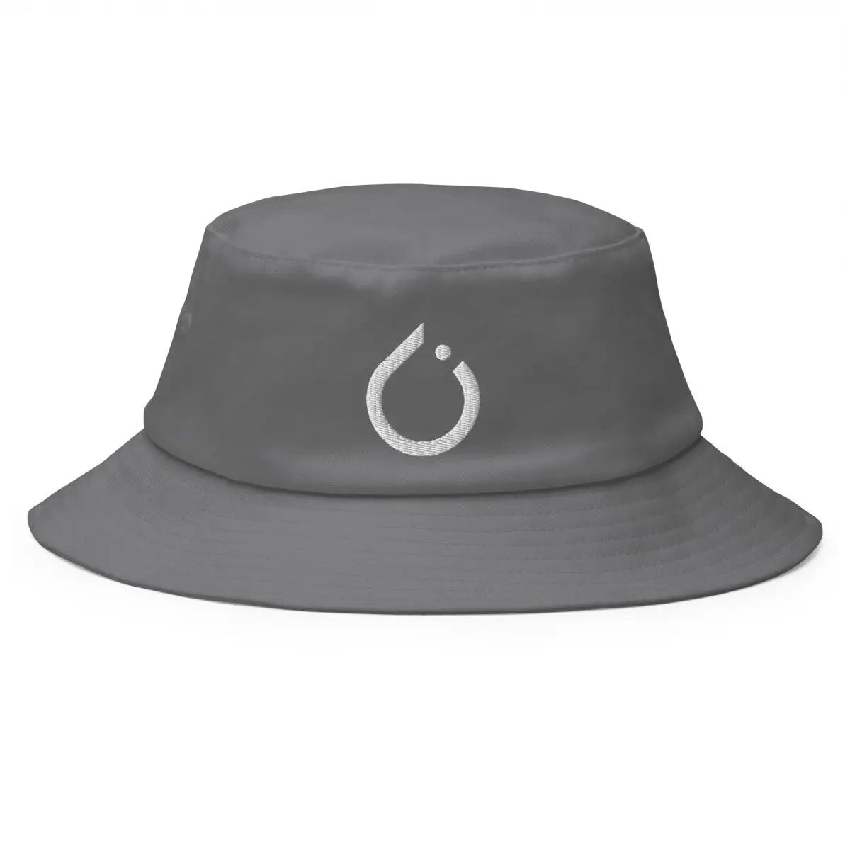 PyTorch White Icon Embroidered Bucket Hat - Grey