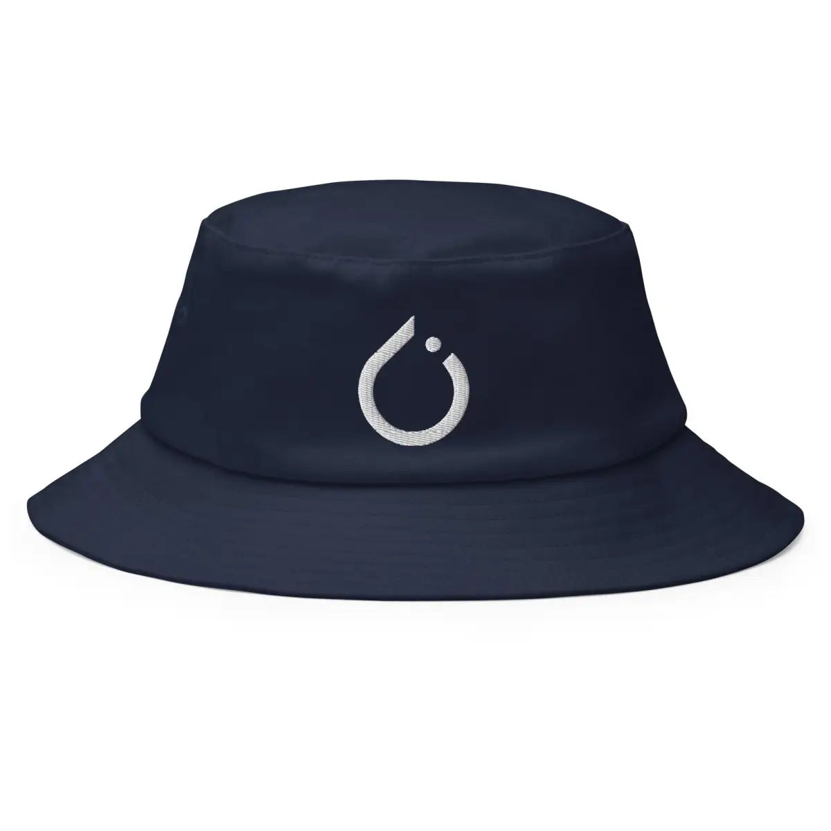 PyTorch White Icon Embroidered Bucket Hat - Navy