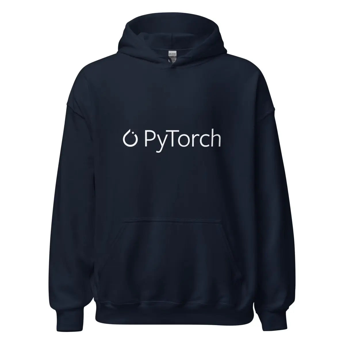 PyTorch White Logo Hoodie (unisex) - Navy / M